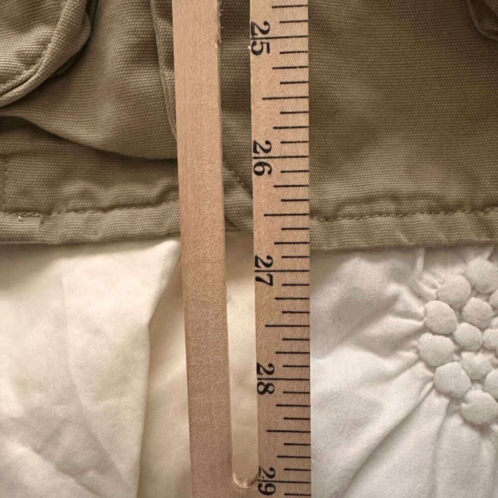 Nautica Mens Detachable Flannel Lining Zip/Snap Up Chore Barn Coat SZ L Tan - Picture 4 of 16